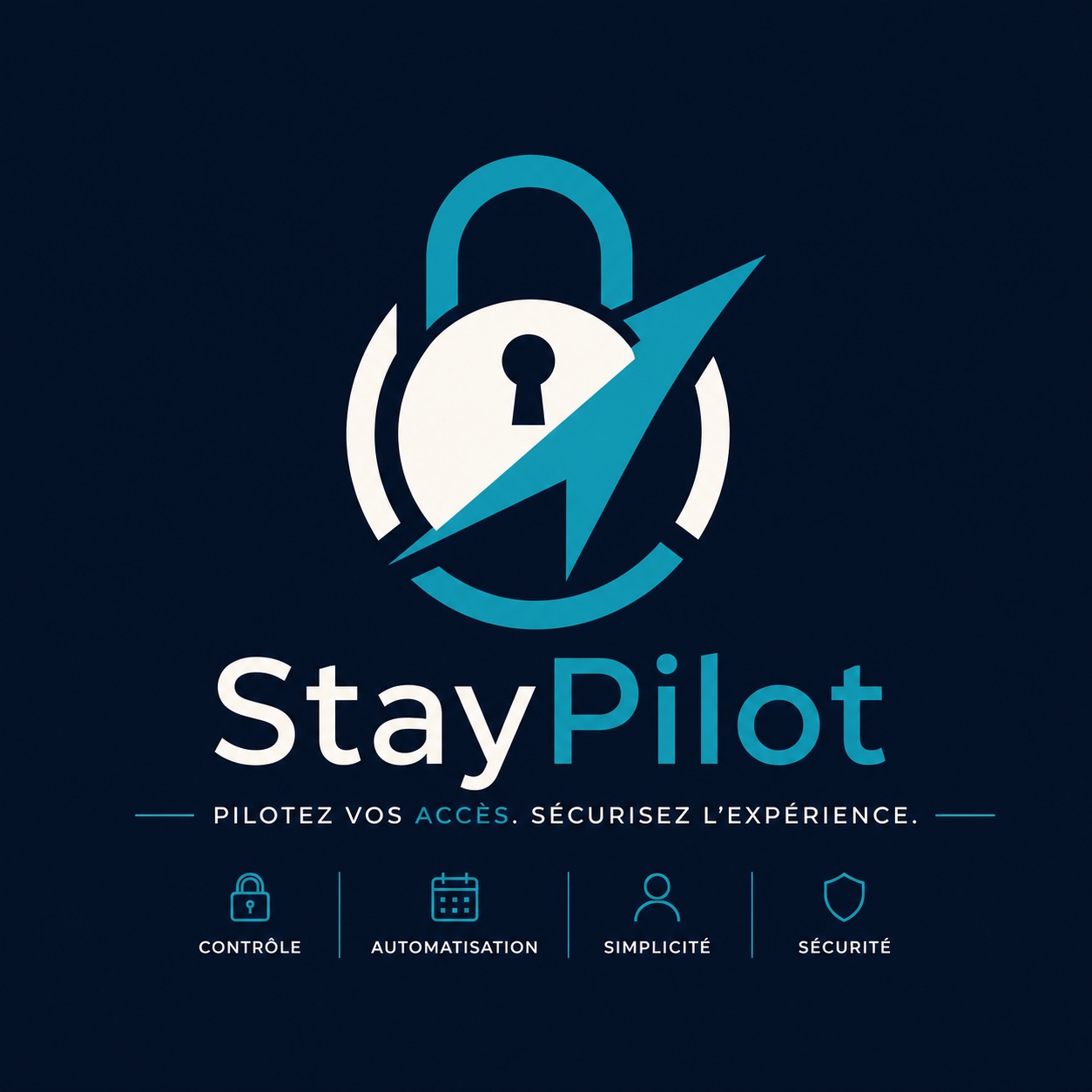 Identité StayPilot, projet développé par FlowOps